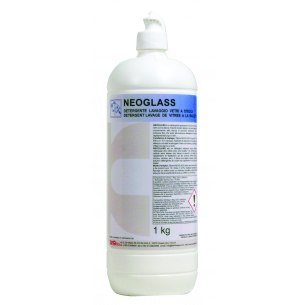 Kemika - Neoglass, detergente lavaggio per vetri a stecca (flacone da 1 kg)