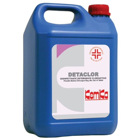 Kemika - Detaclor, disinfettante detergente cloroattivo (tanica da 5 kg)