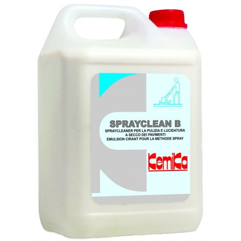 Kemika - Sprayclean B, emulsione per pulizia a secco dei pavimenti