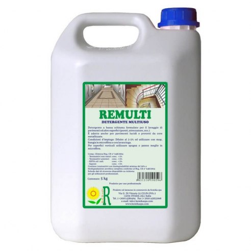Kemika - Remulti, detergente multiuso per pavimenti (tanica da 5 kg)