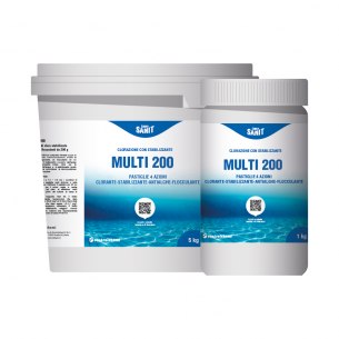 Controlchemi - Multi 200, pastiglie di cloro stabilizzato antialghe flocculanti da 200 g