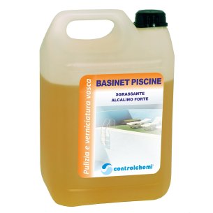 Controlchemi - Basinet piscine, sgrassante alcalino forte (tanica da 5 kg)