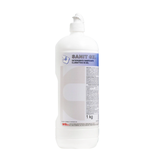 Kemika - Sanit Gel, detergente igienizzante e sbiancante cloroattivo (flacone da 1 kg)