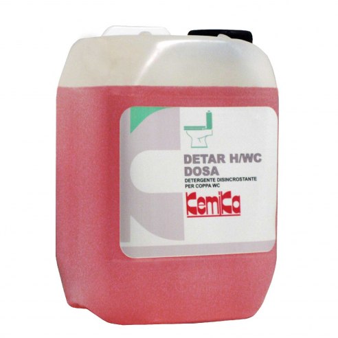 Kemika - Detar H / Wc Dosa, detergente disincrostante per coppa WC (tanica da 5 kg)