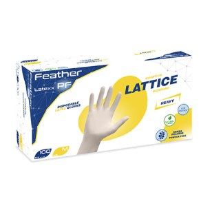 Reflexx - Feather Latexx PF, guanti in lattice senza polvere Iº Cat. 2016/425