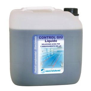 Controlchemi - Control Giu' Liquido, soluzione acida per l'abbassamento del pH 8tanica da 12 kg)
