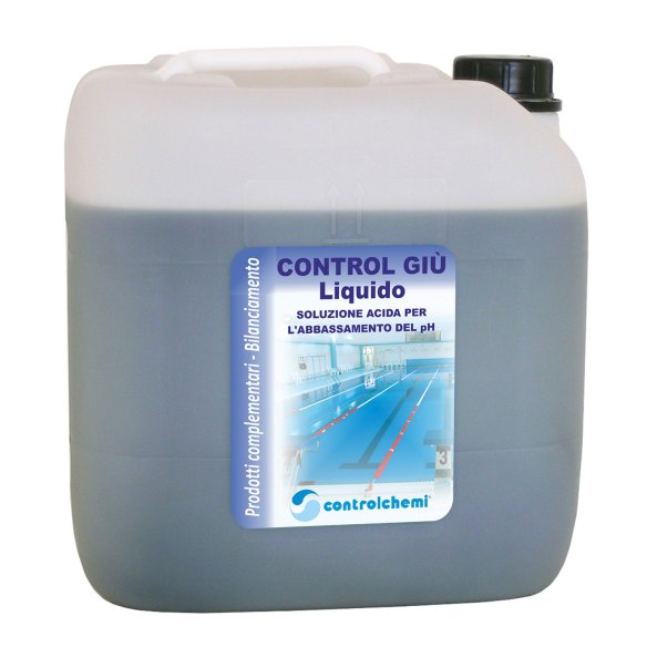Controlchemi - Control Giu' Liquido, soluzione acida per l'abbassamento del pH 8tanica da 12 kg)