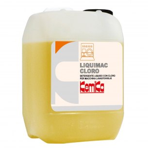 Kemika - Liquimac Cloro, detergente per macchine lavastoviglie (tanica da 5 kg)