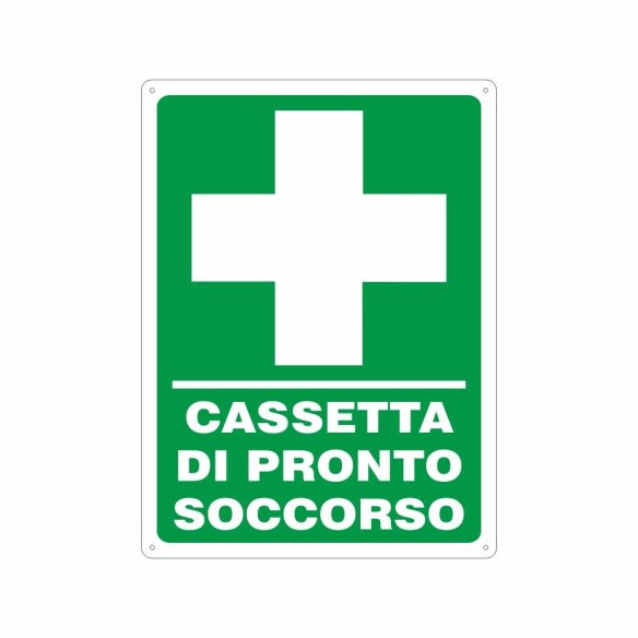 Pixlemon - "Pronto Soccorso", cartello in alluminio 20 x 30 cm