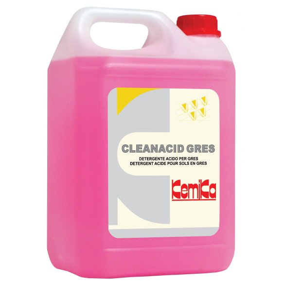 Kemika - Cleanacid Gres, detergente acido per gres (tanica da 5 kg)