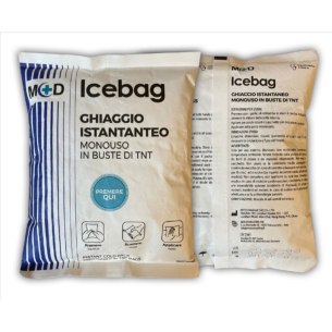 Med Consulting - Icebag, ghiaccio istantaneo in buste di TNT 14x18 cm (25 pezzi)