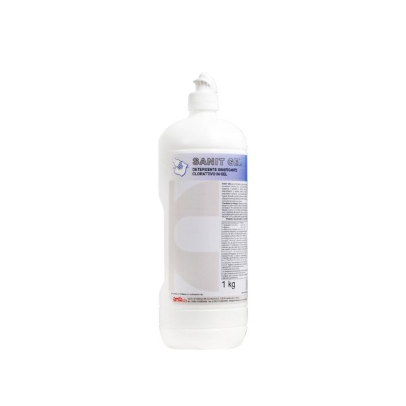Kemika - Sanit Gel, detergente igienizzante e sbiancante cloroattivo (flacone da 1 kg)