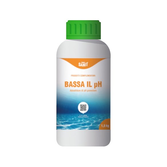 Controlchemi - Bassa il pH granulare, abbattitore di pH (flacone da 1,5 kg) Controlchemi - Bassa il pH granulare, abbattitore di pH (flacone da 1,5 kg)