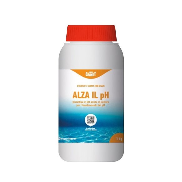 Controlchemi - Alza il pH, correttore di pH in polvere  (flacone da 1 kg)