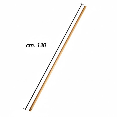 Manico Legno Euroscope 130cm Ø22mm - Attacco Vite Universale