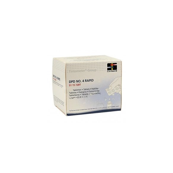 Lovibond - DPD 4 Rapid, pastiglie reagenti Cloro totale (CL/H2O)