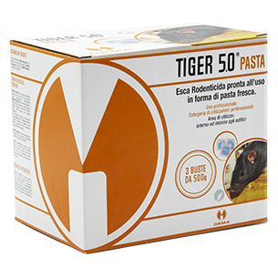 Orma Torino - Tiger 5.0 pasta, bustine di esche topicide