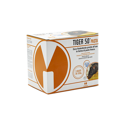 Orma Torino - Tiger 5.0 pasta, bustine di esche topicide