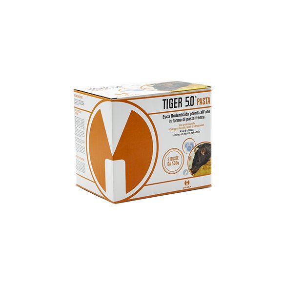 Orma Torino - Tiger 5.0 pasta, bustine di esche topicide