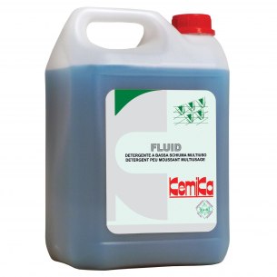 Kemika - Fluid, detergente sgrassante a bassa schiuma (tanica da 5 kg)