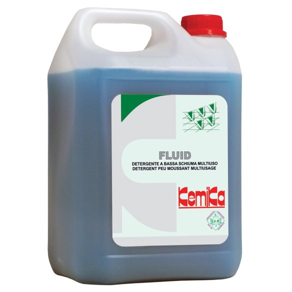 Kemika - Fluid, detergente sgrassante a bassa schiuma (tanica da 5 kg)