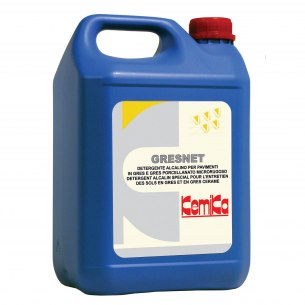 Kemika - Gresnet, detergente per pavimenti in gres (tanica da 5 kg)