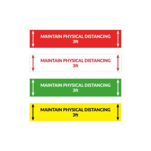 Adesivo calpestabile - Maintain Physical Distancing