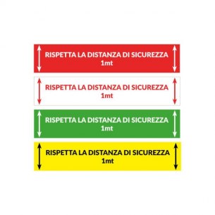 Adesivo calpestabile - Rispetta Distanza di Sicurezza